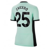 Maglie da calcio Chelsea Moises Caicedo #25 Terza Maglia Femminile 2023-24 Manica Corta